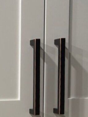 7 Aibeli Oil Rubbed Bronze Square Shaped Cabinet Drawer Handles Pulls 6.3 In New